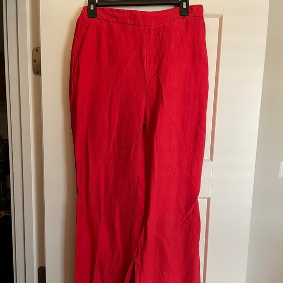 Zara Pants - Zara Linen Wide Leg Pant